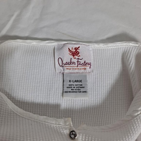 Quacker Factory Blouse Women Size XL 2pc Set Long Sleeve Scoop Neck Holiday - Picture 4 of 12